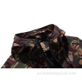 Chaqueta cortavientos de retazos de camuflaje para hombre de venta caliente personalizada